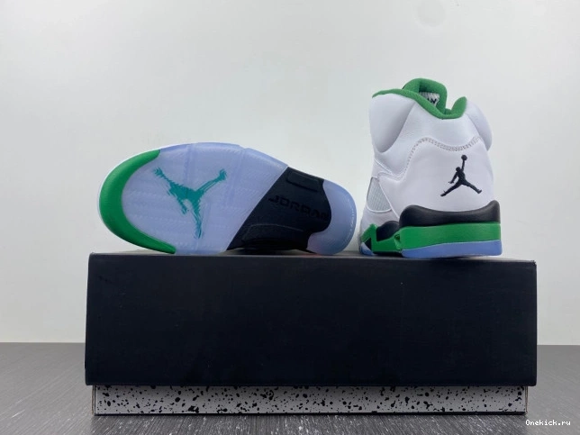 One Kick Jordan 5 Air WMNS DD9336-103 Green Lucky 0713